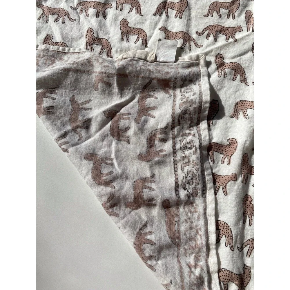 French Apaches Square Scarf Cheetah print
